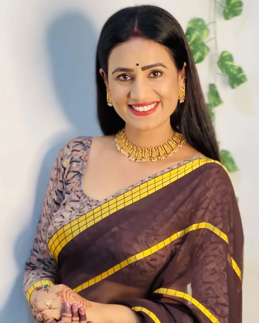 Royal Cube Designer Saree with 1mt. Digital Print Blouse (ANC00106)